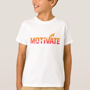 Motivate Glow - Dynamic Gradient Design T-Shirt