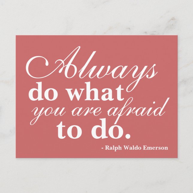 motivate, inspire, encourage, postcard (Front)