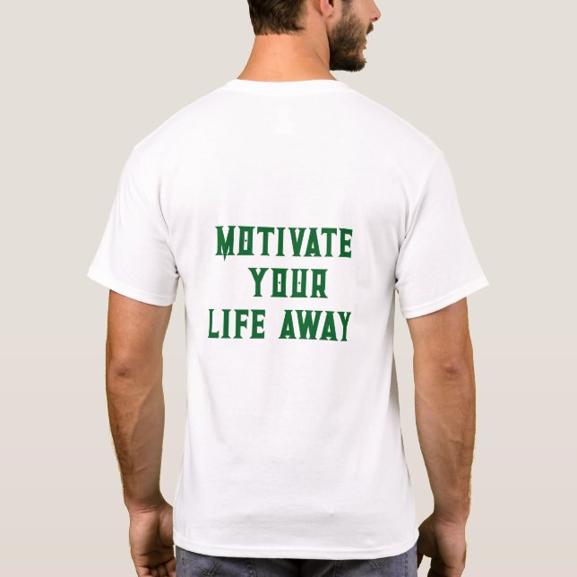 Motivate Mens shirt (Back)