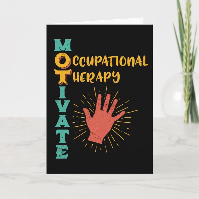 Motivate OT Occupational Therapy Therapist Card (Front)