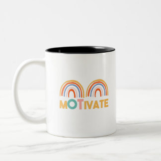 MOTIVATE Two-Tone COFFEE MUG