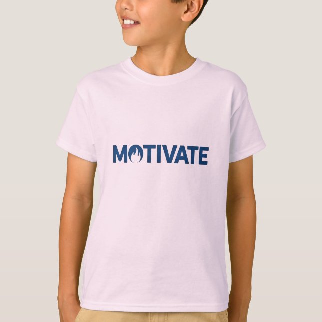 Motivate with Fire: Ignite Your Passion T-Shirt (Front)