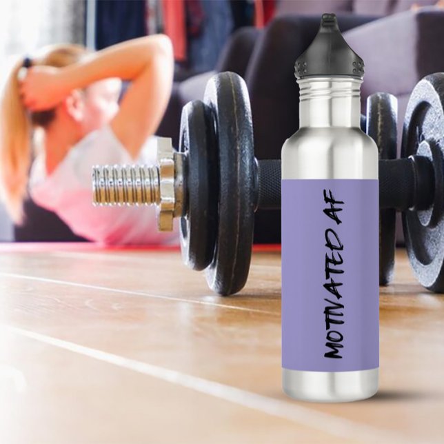 Motivated AF Exercise Stainless Steel Water Bottle (Creator Uploaded)
