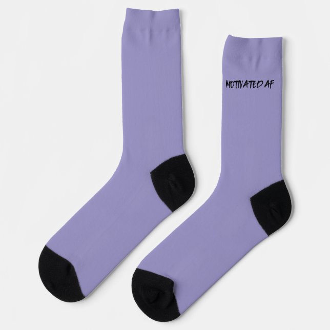 Motivated AF Woman's Exercise Socks (Left)