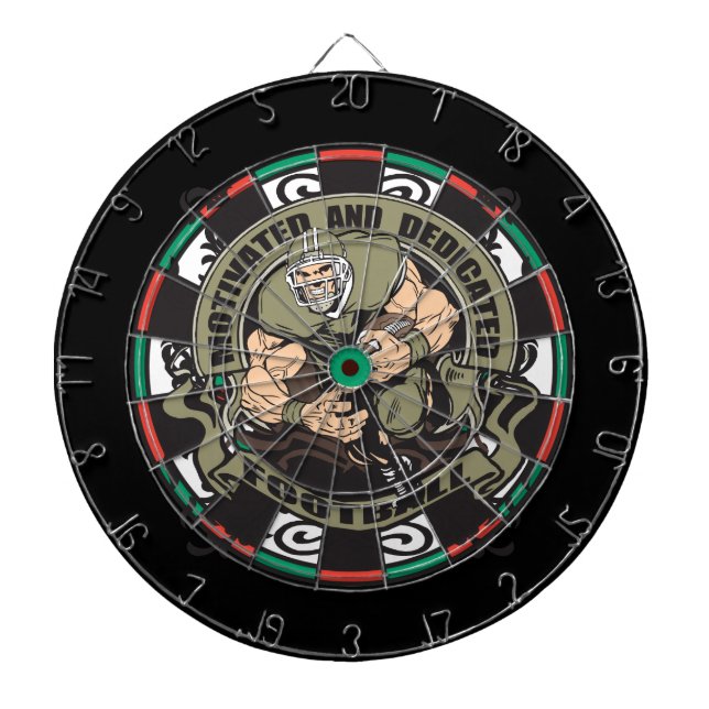 Motivated Football Dart Board (Front)