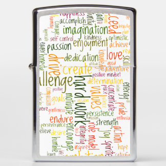 Motivating Confidence Booster - placebo effect Zippo Lighter