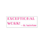 [ Thumbnail: Motivating "Exceptional Work!" Tutor Rubber Stamp ]