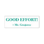 [ Thumbnail: Motivating "Good Effort!" Educator Rubber Stamp ]