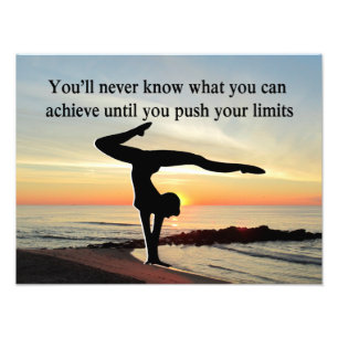 MOTIVATING GYMNAST PHOTO PRINT