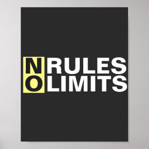 Motivating No Rules No Limits Poster