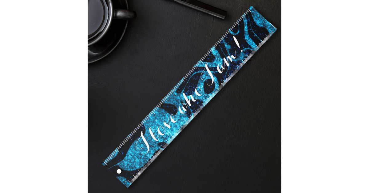 Confidense Ruler Motivation and self-confidence - I love who I am Ruler | Zazzle