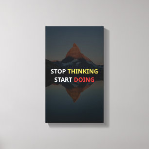 motivation canvas print