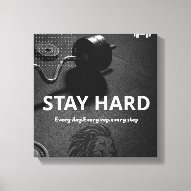 motivation canvas print (Front)