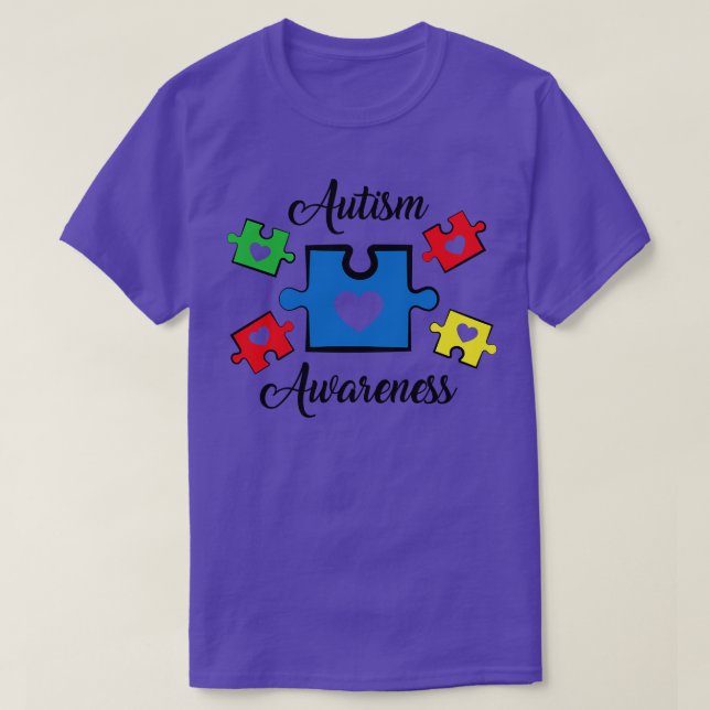 Motivation Cool Support Autism Awareness Day Mom o T-Shirt (Design Front)