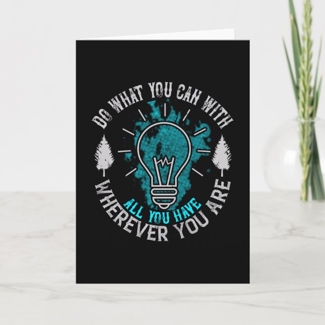 Motivation - Do What You Can Card (Front)