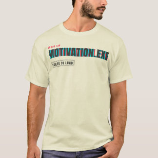Motivation.exe Failed To Load | Glitch Tech Humor T-Shirt