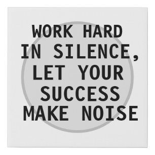 MOTIVATION INSPIRATION FAUX CANVAS PRINT