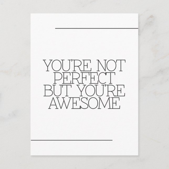 Motivation, inspiration, words of wisdom. quotes postcard (Front)