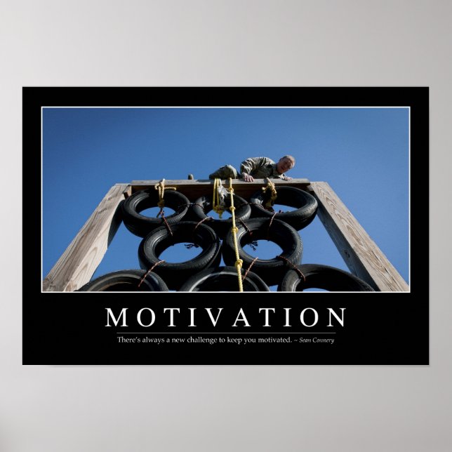 Motivation: Inspirational Quote Poster (Front)