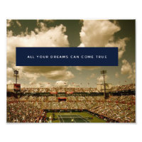 Motivation Inspirational Success Tennis Poster