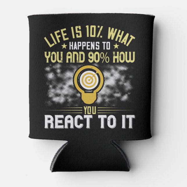 Motivation - Not Whether You Get Knocked Can Cooler (Front)