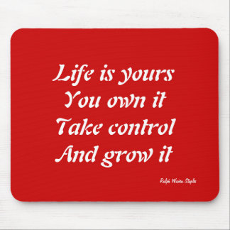 motivation of life mouse pad