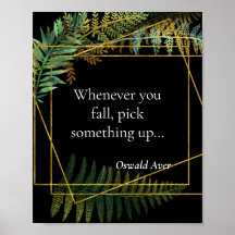 Motivation phrase for classroom or office  poster