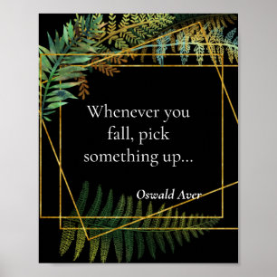 Motivation phrase for classroom or office  poster