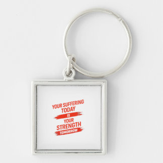 Motivation Quote Design Keychain