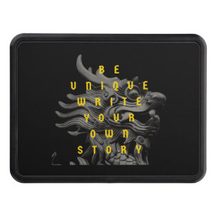 Motivation Quote Modern and Positive Text Hitch Cover