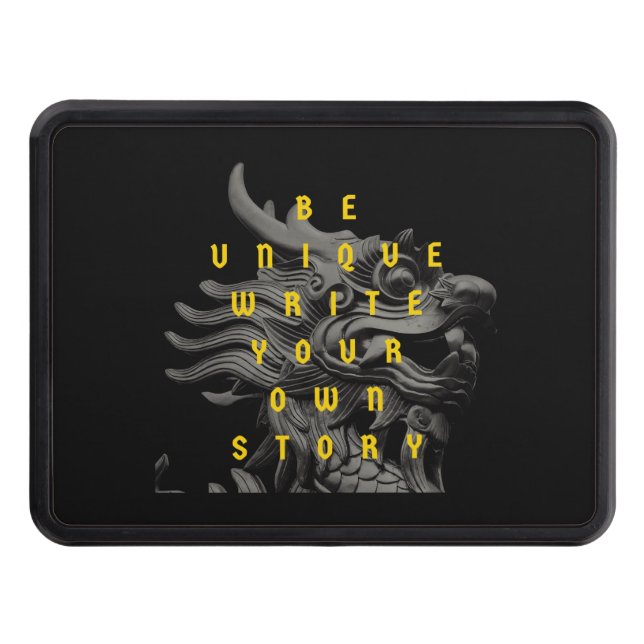  Motivation Quote Modern and Positive Text         Hitch Cover (Front)