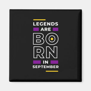 Motivation Quote Stylish Those Born In September   Magnet