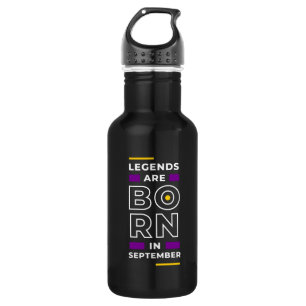 Motivation Quote Stylish Those Born In September   Stainless Steel Water Bottle