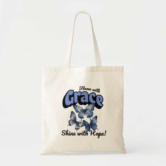 Motivation Quote Tote Bag (Front)