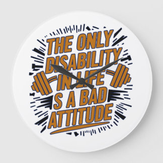 Motivation quotes Wall Art Clock