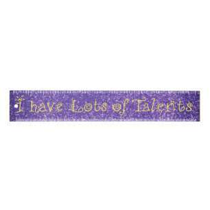 Motivation & self-confidence -  lots of talents ruler