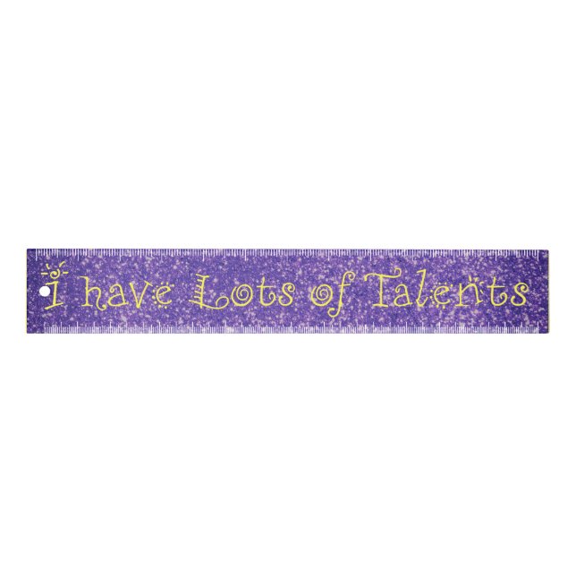 Motivation & self-confidence -  lots of talents ruler (Front)