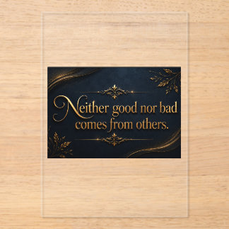 motivation that changes your life acrylic invitations