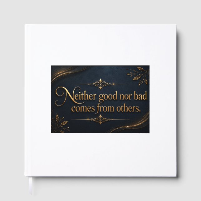 motivation that changes your life foil guest book  (Front)