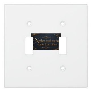motivation that changes your life light switch cover