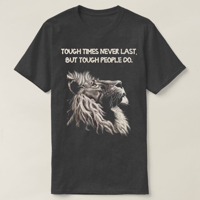 Motivation Workout Performance Business Lion Shirt (Design Front)