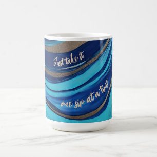 Motivational-Abstract Flow Art- Coffee Mug