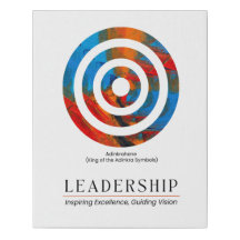 Motivational Adinkrahene Symbol onStretched Canvas