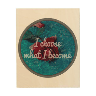 motivational affirmation about self acceptance wood wall art