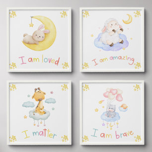 Motivational Affirmation for kids Peel And Stick Photo Tile