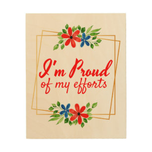 motivational affirmations for hard workers wood wall art