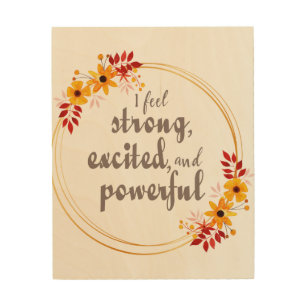 motivational affirmations for life acceptance wood wall art