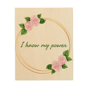 motivational affirmations for work wood wall art