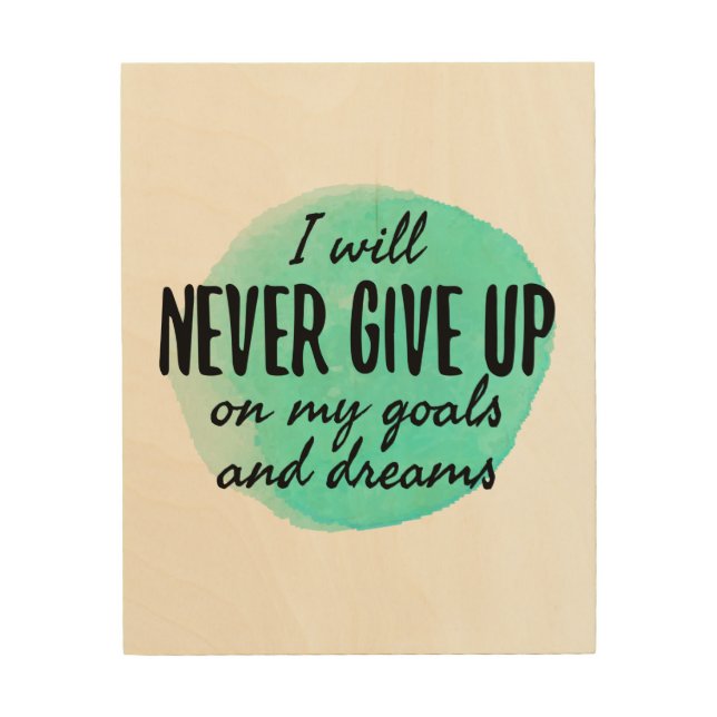 motivational and encouraging quotes wood wall art (Front)