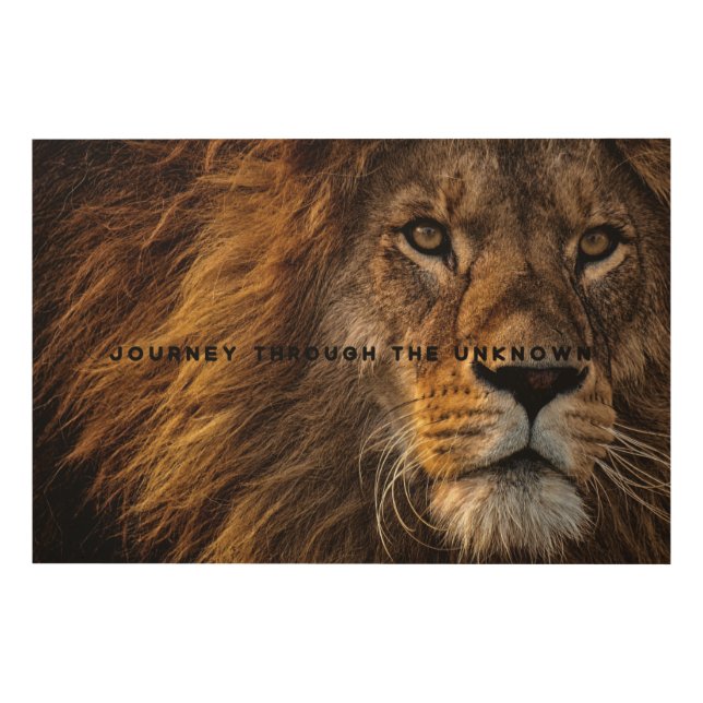 Motivational and Inspirational Art of Lion  (Front)